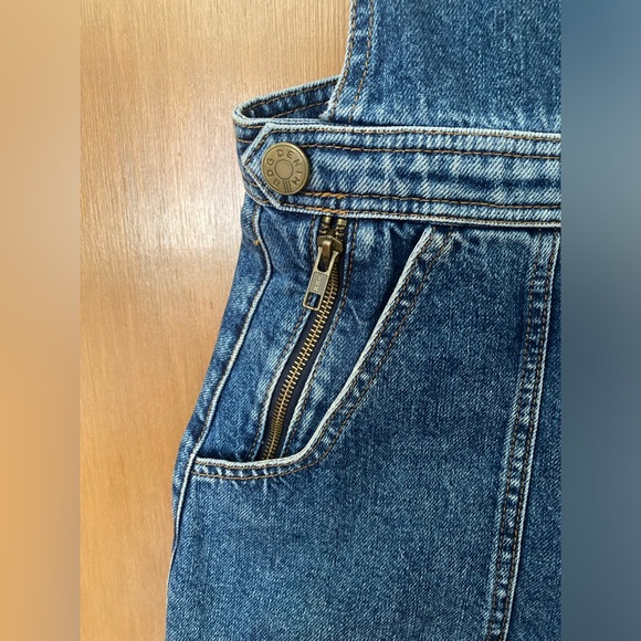 Cooperative Blue Denim Overall Dress S - Picture 7 of 8